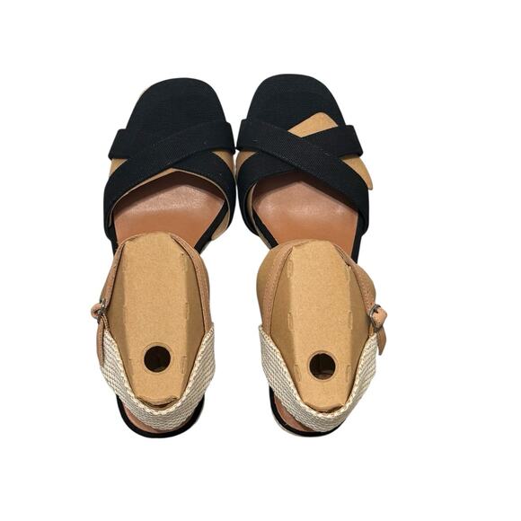 NIB! Lucky Brand Maeylee Espadrille Wedge Strappy Sandals - Size 10 - Picture 9 of 10